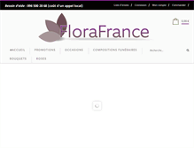 Tablet Screenshot of florafrance.com